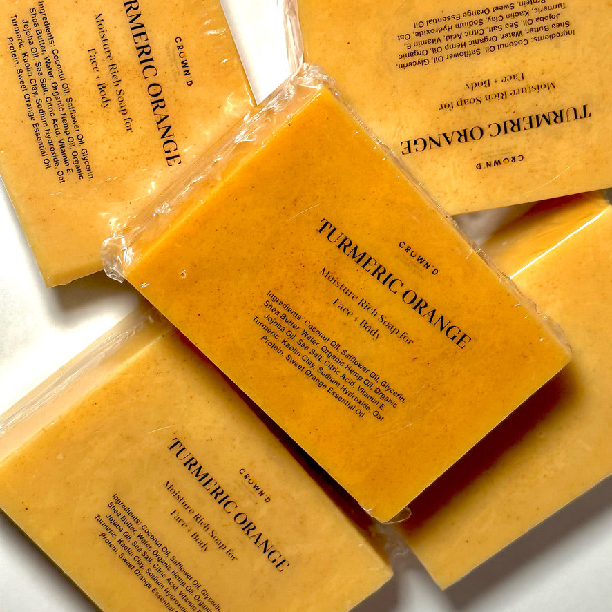 Turmeric Orange Bar Soap | Hyperpigmentation + Dark Spots