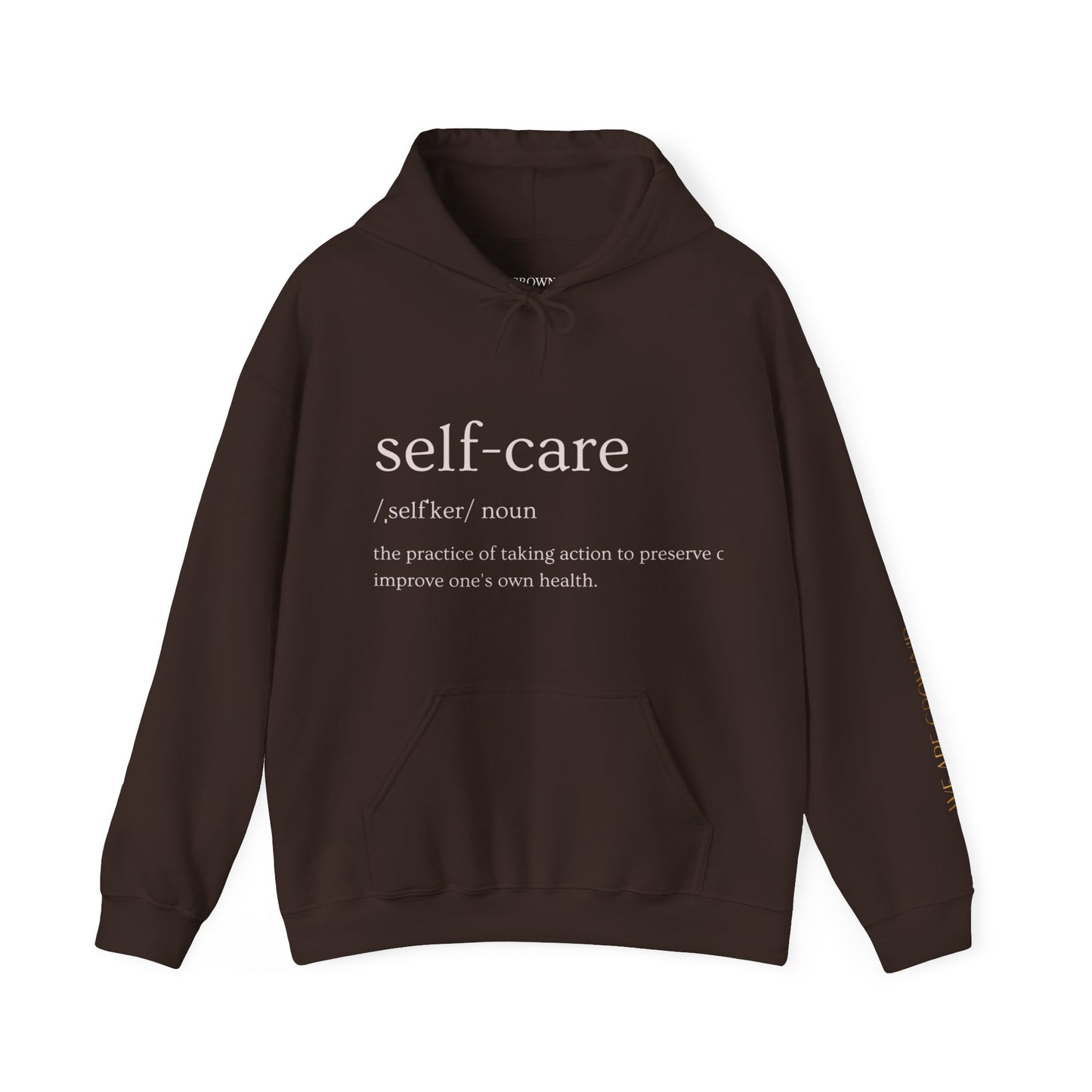 CROWN'D LuxeComfort Unisex Hooded Sweatshirt - Self-care definition
